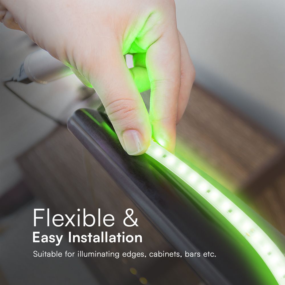 Striscia Light Set 10W 2835 121 Green 10M/SET 220V img 2