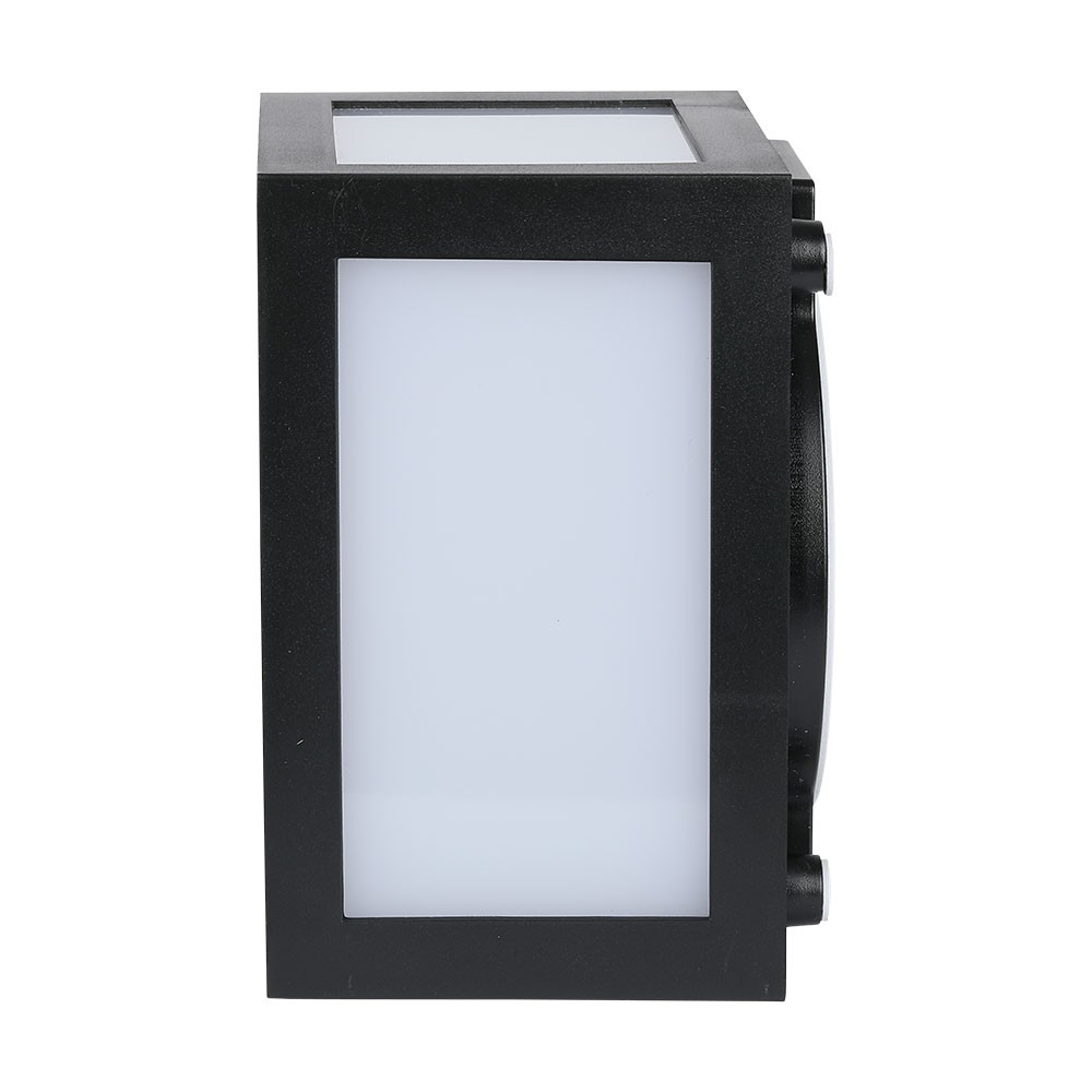 12W LED Wall Light Black Body 6400K img 2