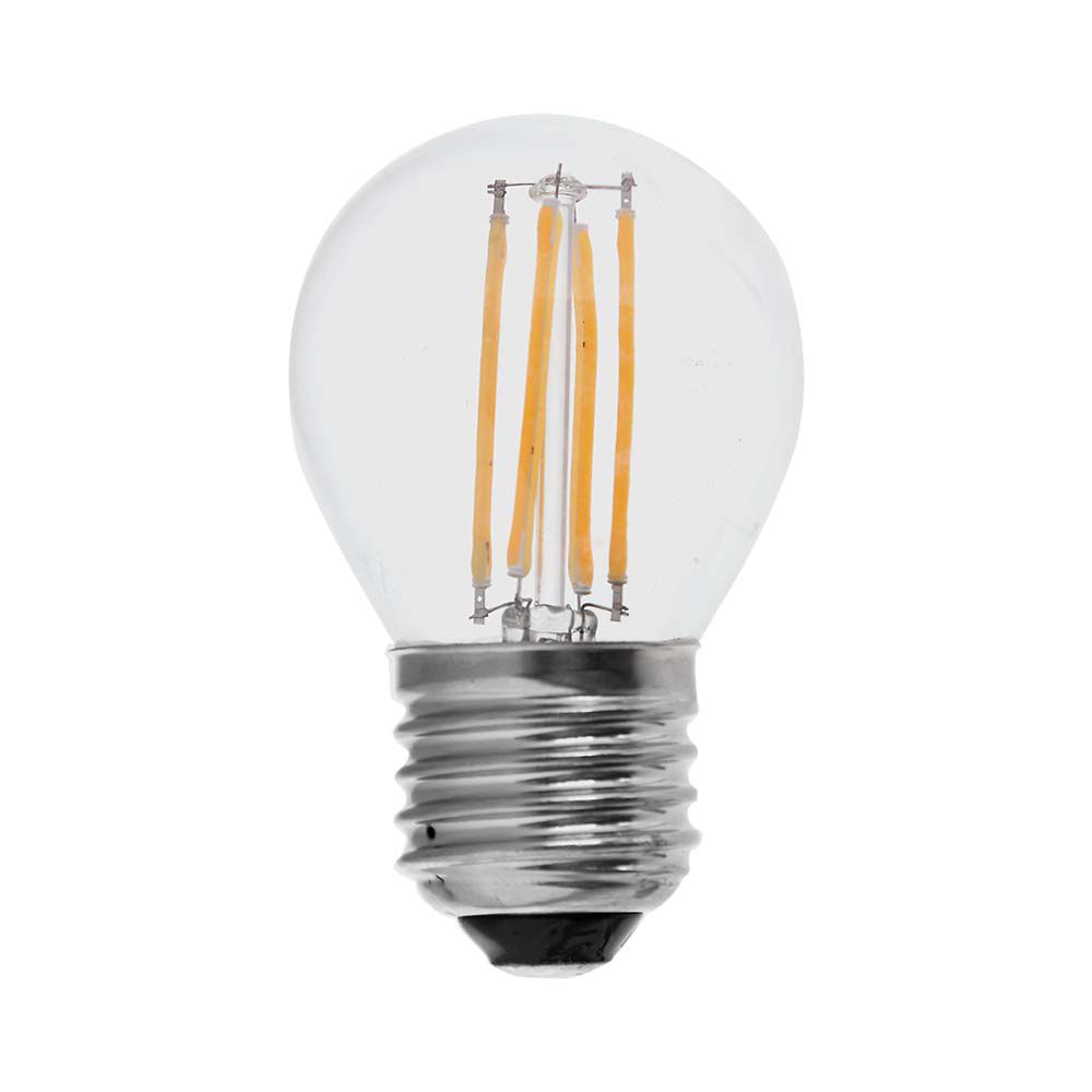Lampadina - 6W Filament E27 G45 Clear Cover 4000K