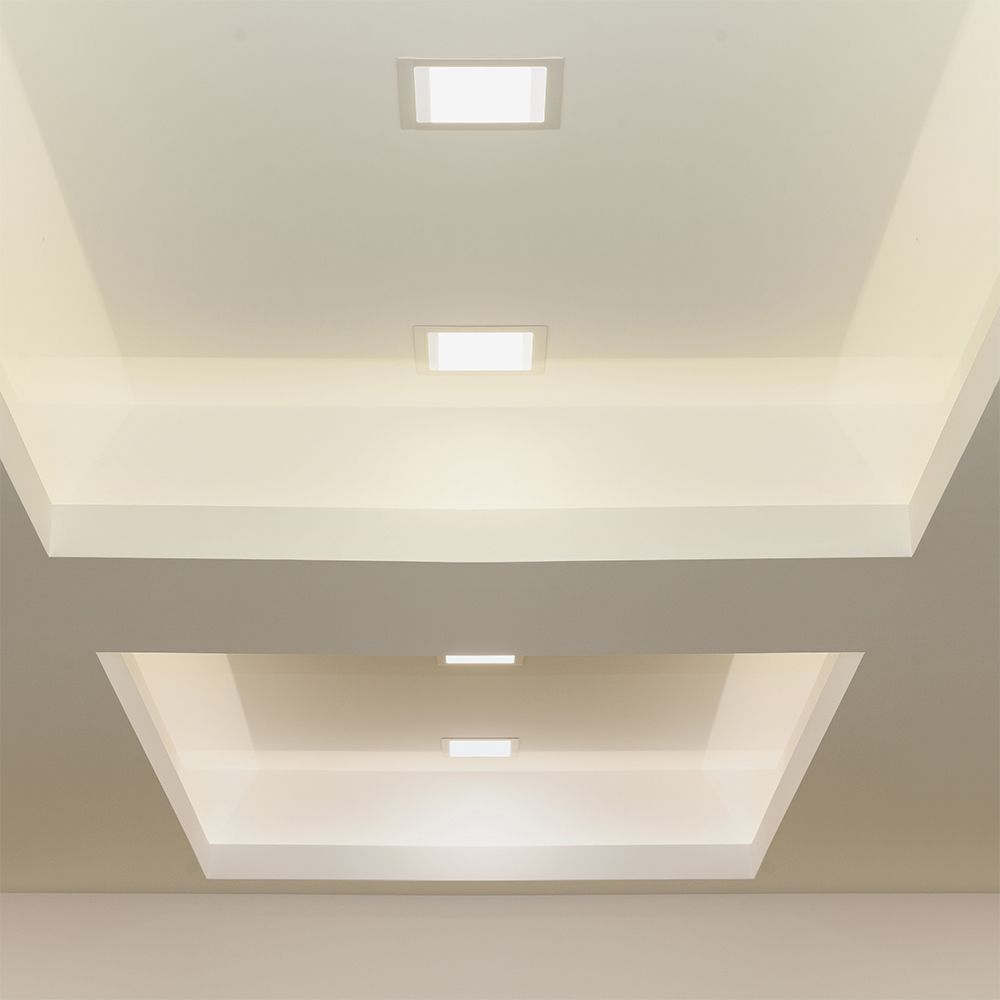 24W LED Backlit Recessed Panel - Square 3000K