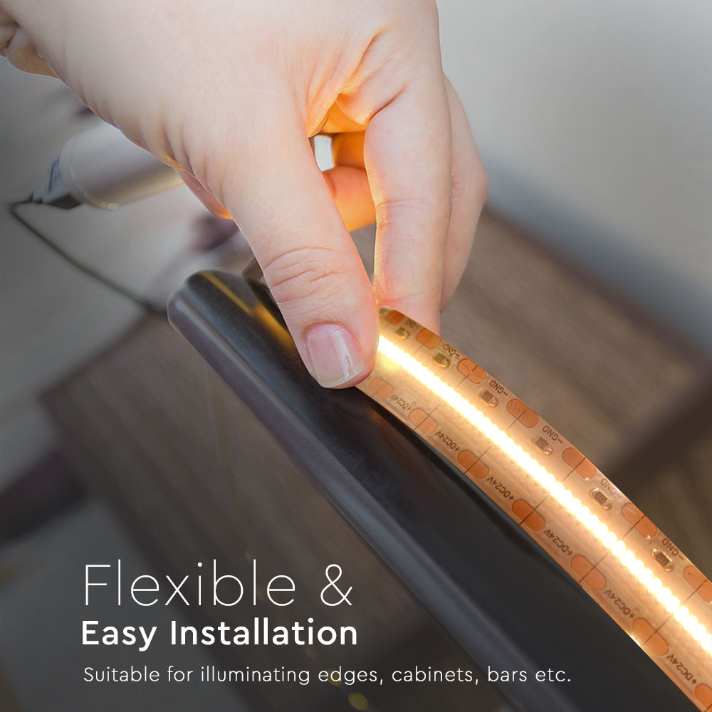 LED Striscia 700 LEDs 24V IP20 6400K CRI>90 Real Color img 2