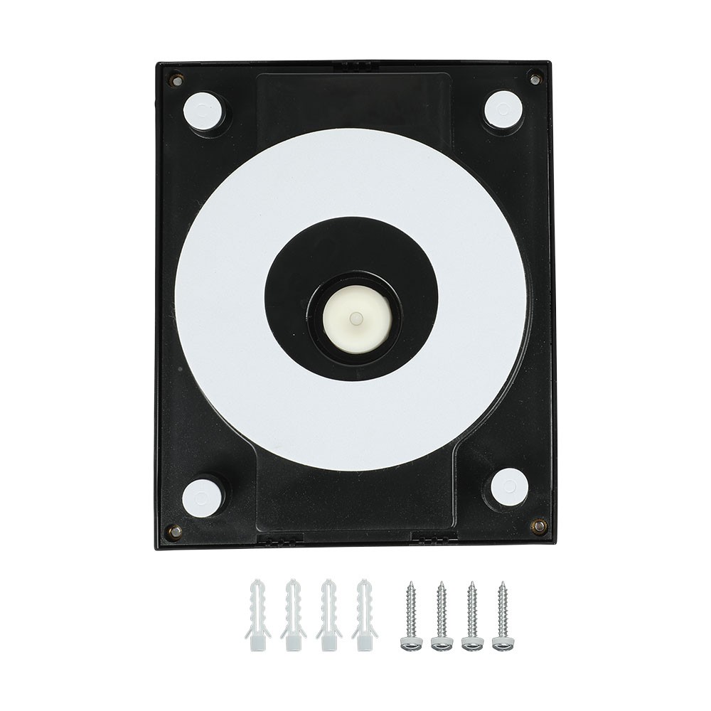 12W LED Wall Light Black Body 6400K img 3