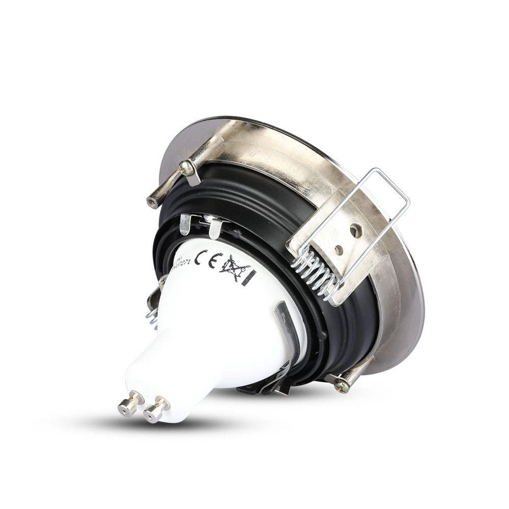 GU10 Corpo Rotondo Satin Nickel img 4