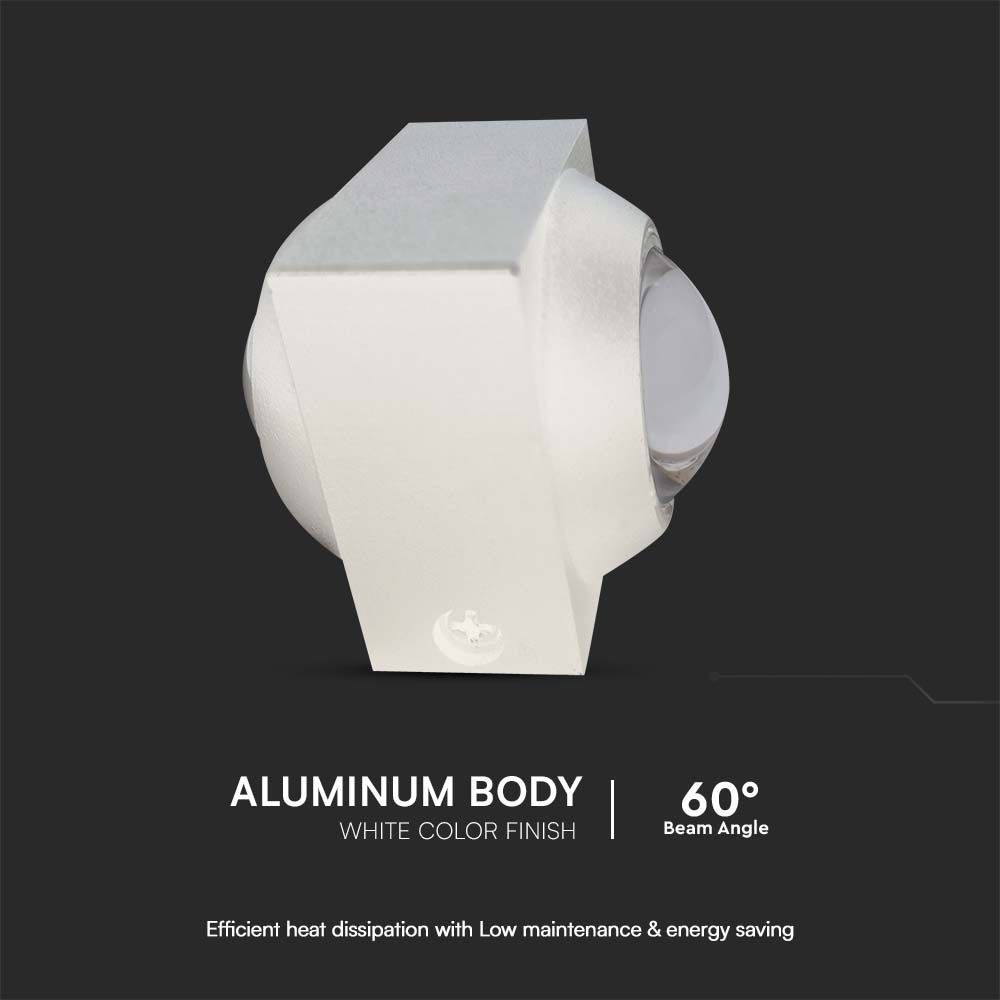 2W LED COB Downlight 3000K White Body img 1