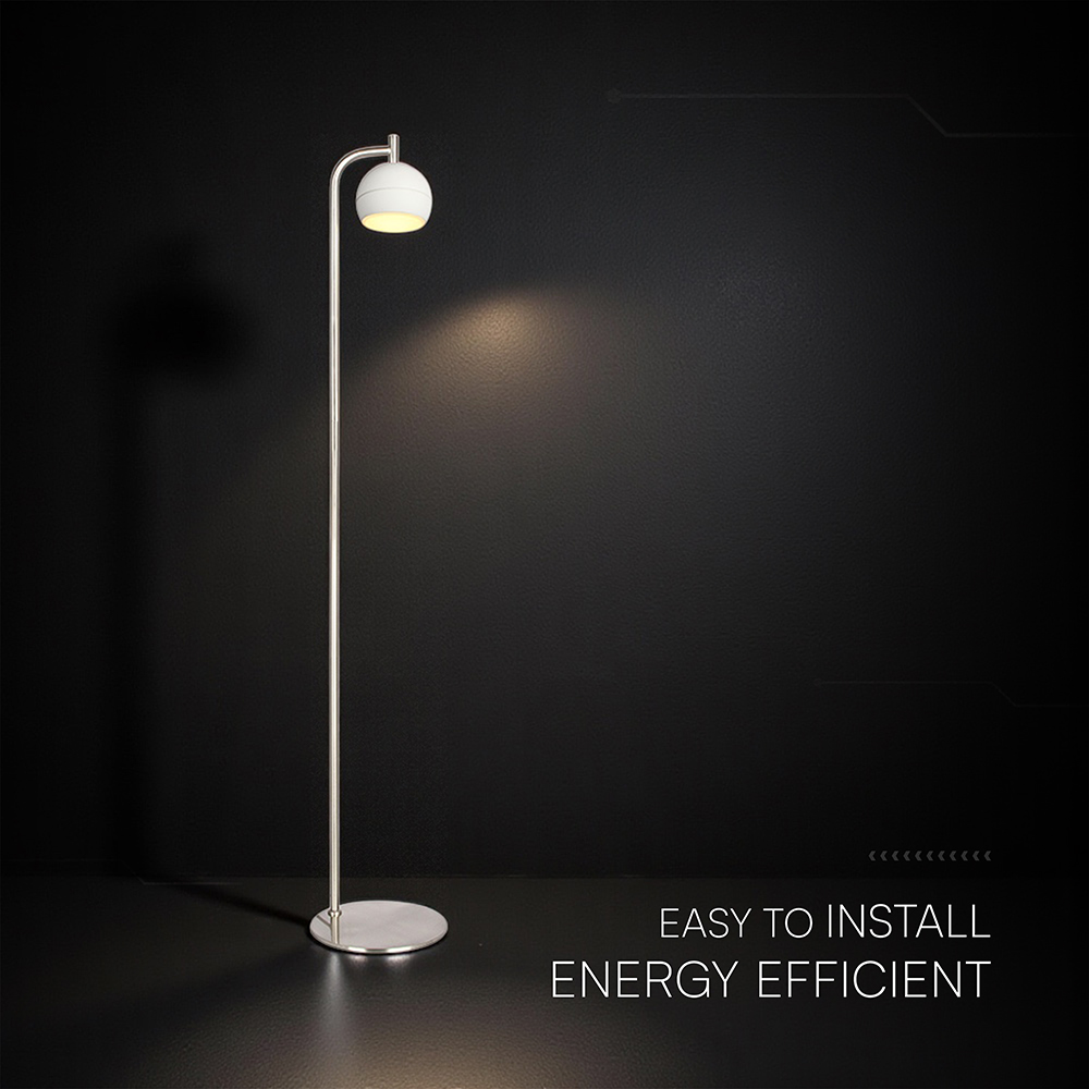 10W LED Decorative Lamp (D200*T6mm) 3000K Brushed Nickel+White