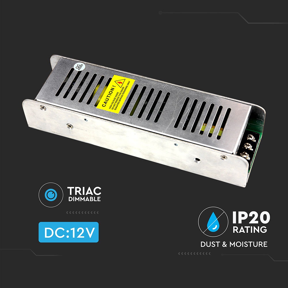 LED Alimentatore 150W Dimmable 12V 12.5A IP20