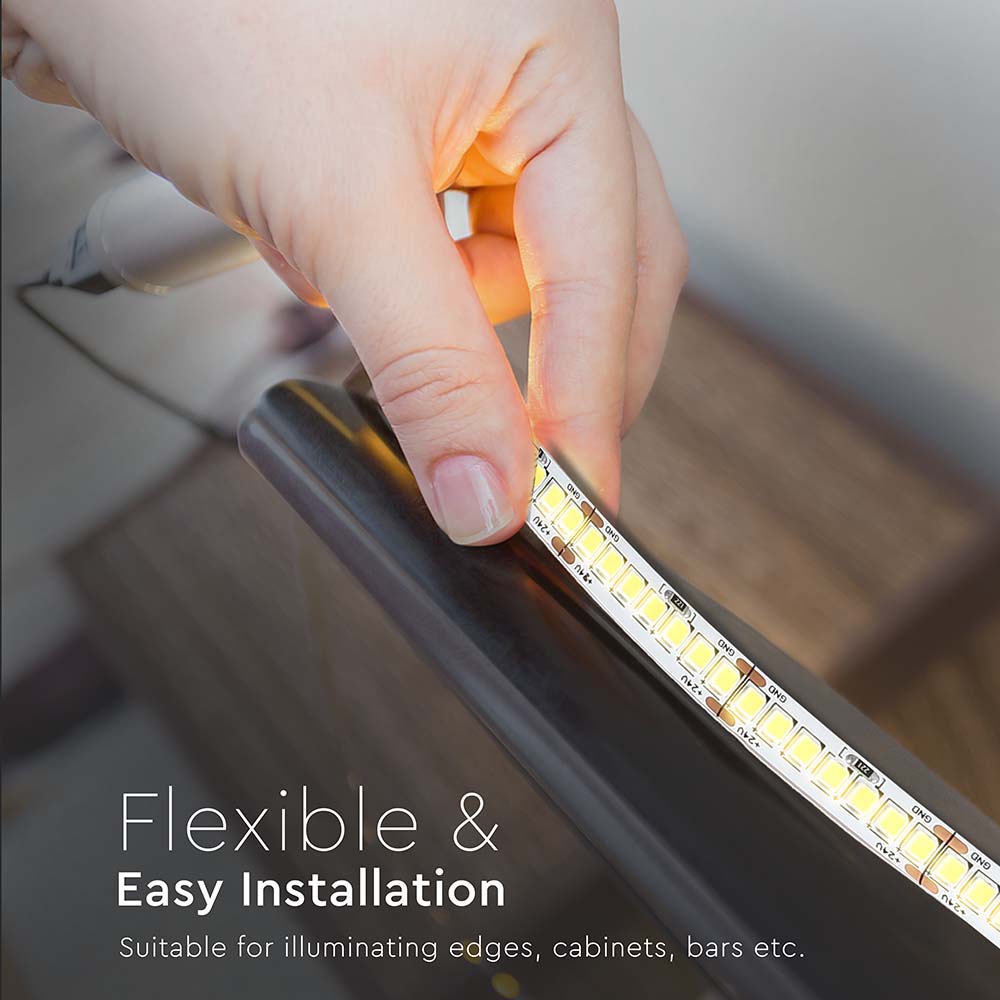 LED Strip SMD2835 - 238 LEDs 24V IP20 6400K  135LM/W img 4