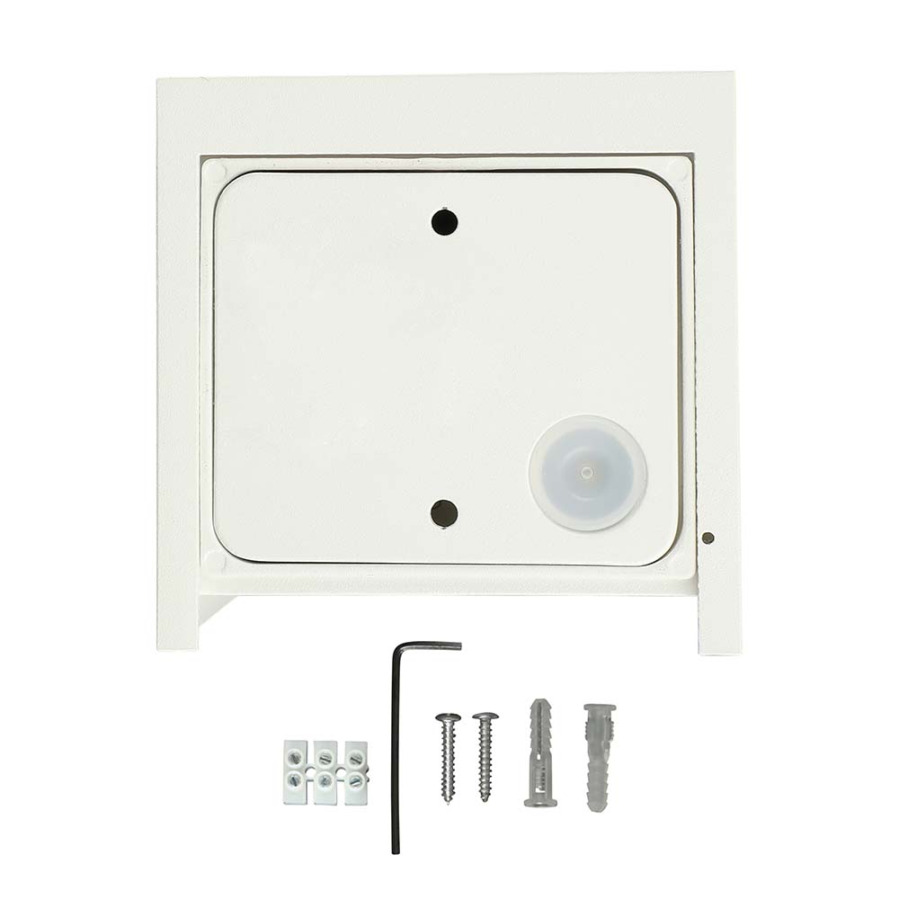 11W LED Wall Lamp With Bridgelux Chip White 4000K Square img 5