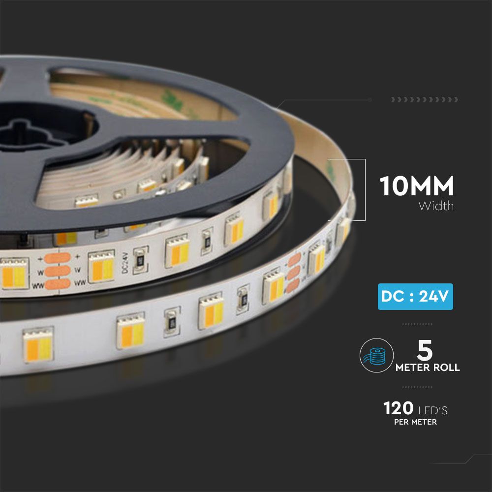 LED Strip SMD2835 - 120LED 24V IP20 3in1 img 3