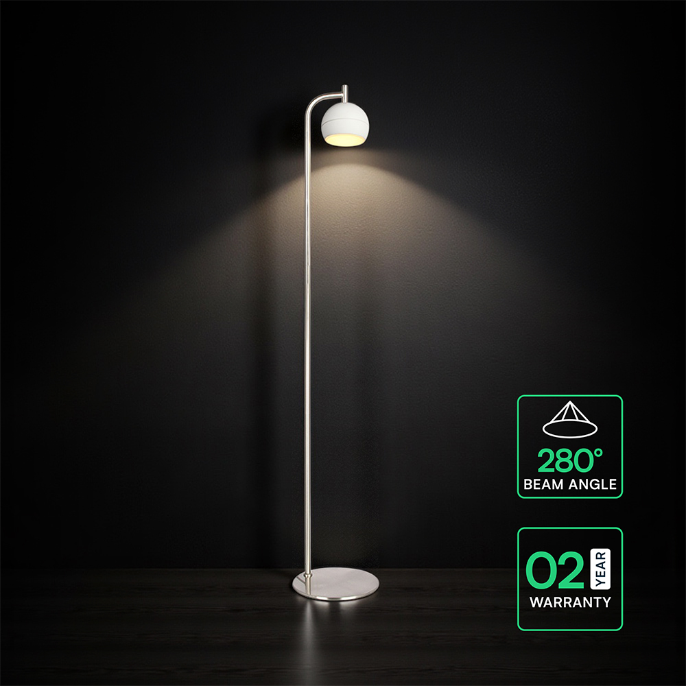 10W LED Decorative Lamp (D200*T6mm) 3000K Brushed Nickel+White img 2