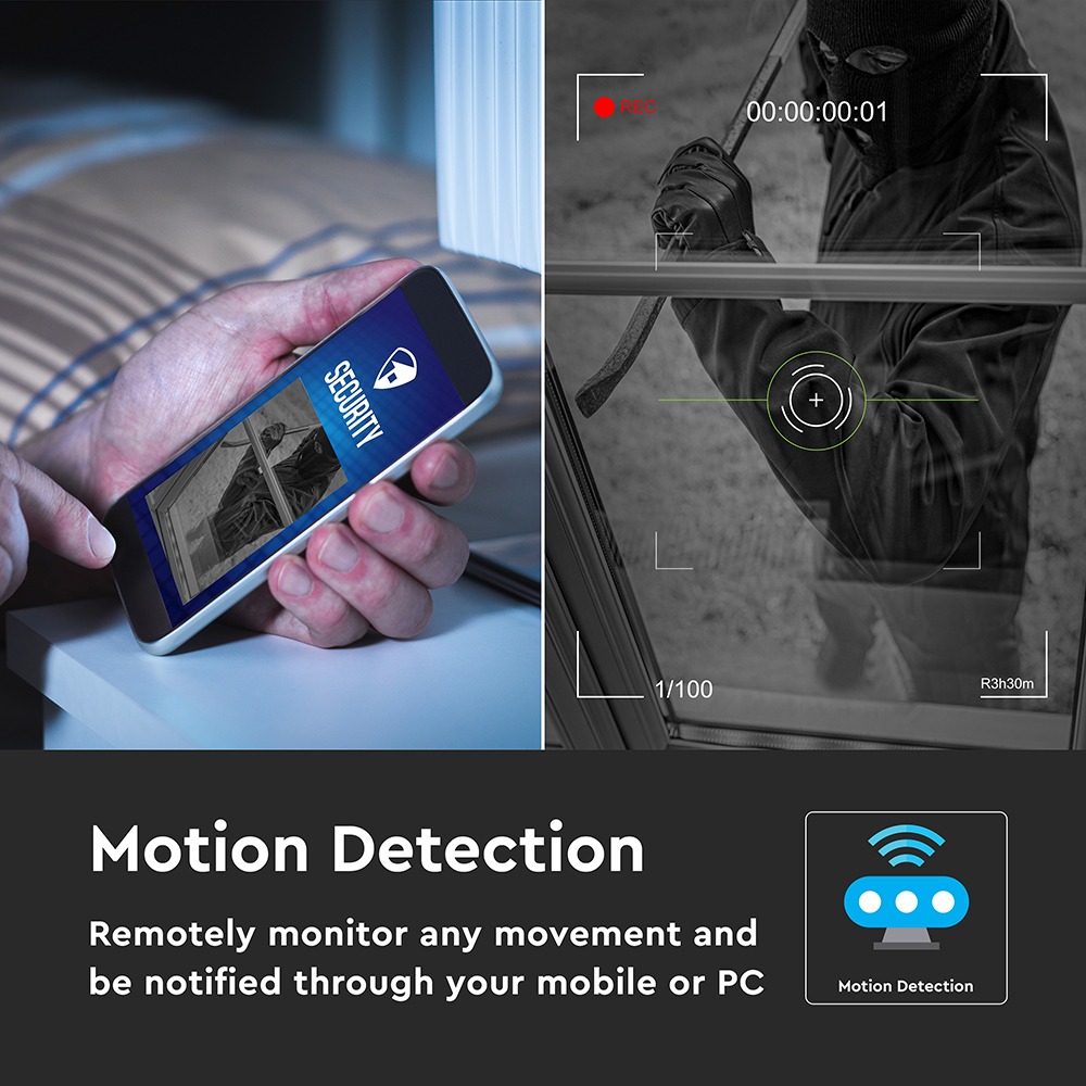 1080P IP Indoor Camera EU Power Plug & Auto Track Function img 3