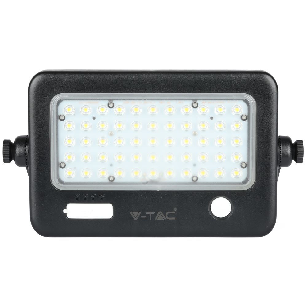 10W LED Proiettore Solare Corpo Nero 4000K img 4