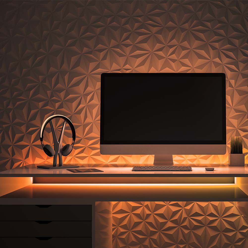 Neon Flex 12W/m Bobina 10m 24V Colore Ambra