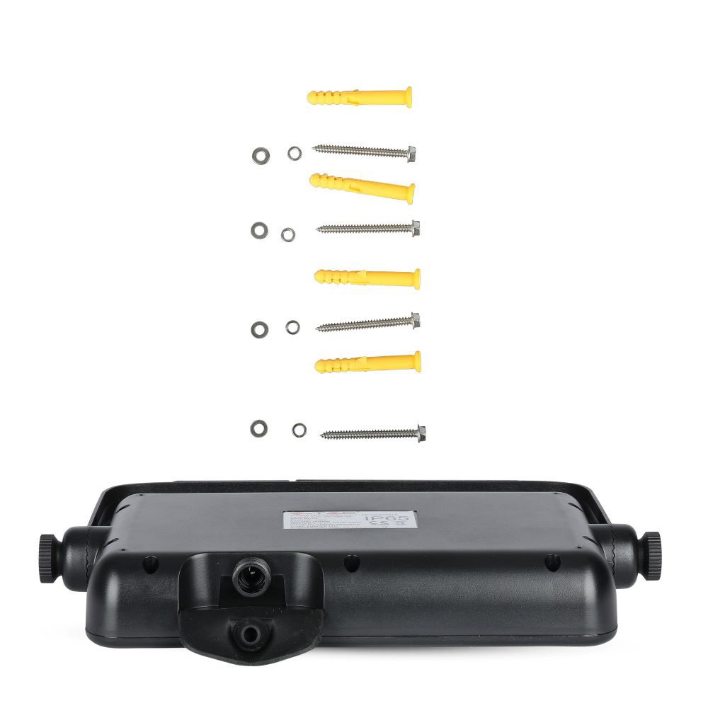 10W LED Proiettore Solare Corpo Nero 4000K img 7