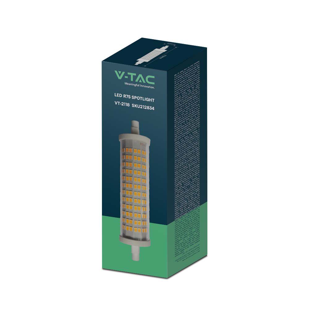 Lampadina LED 16W 110LM/W R7S 6400K 28x118mm