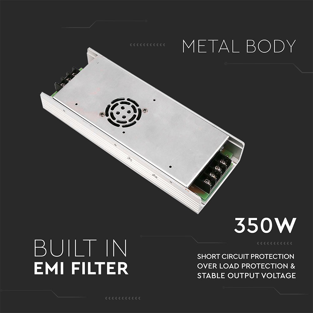 LED Alimentatore Slim 350W IP20 12V 30A img 1