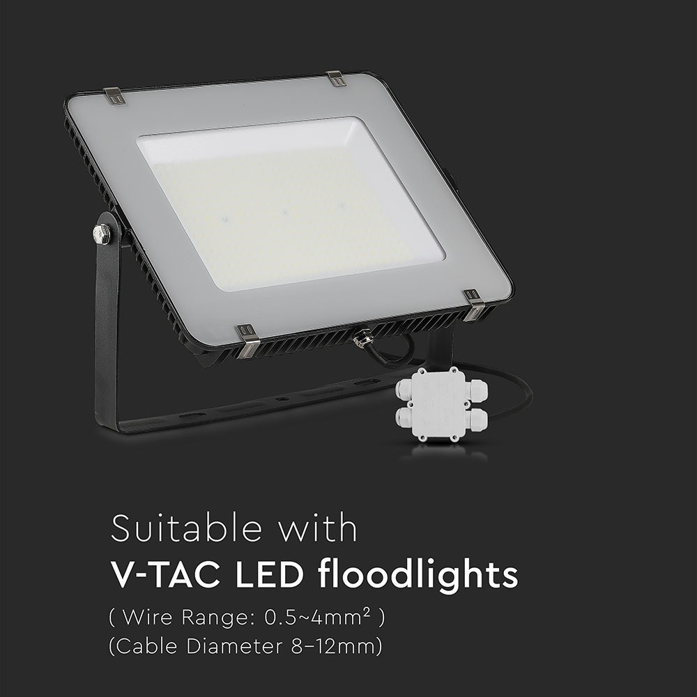 Impermeabile Bianca 4 Pin Scatola di Derivazione con Terminali 8-12mm IP68 img 2