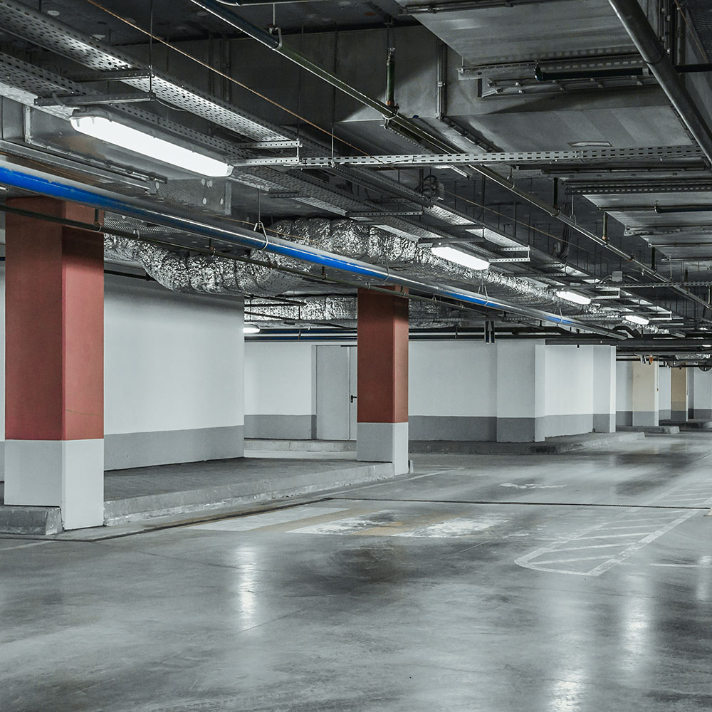 LED Waterproof Lamp Fitting 2 x 18W Tubes Bianco img 1