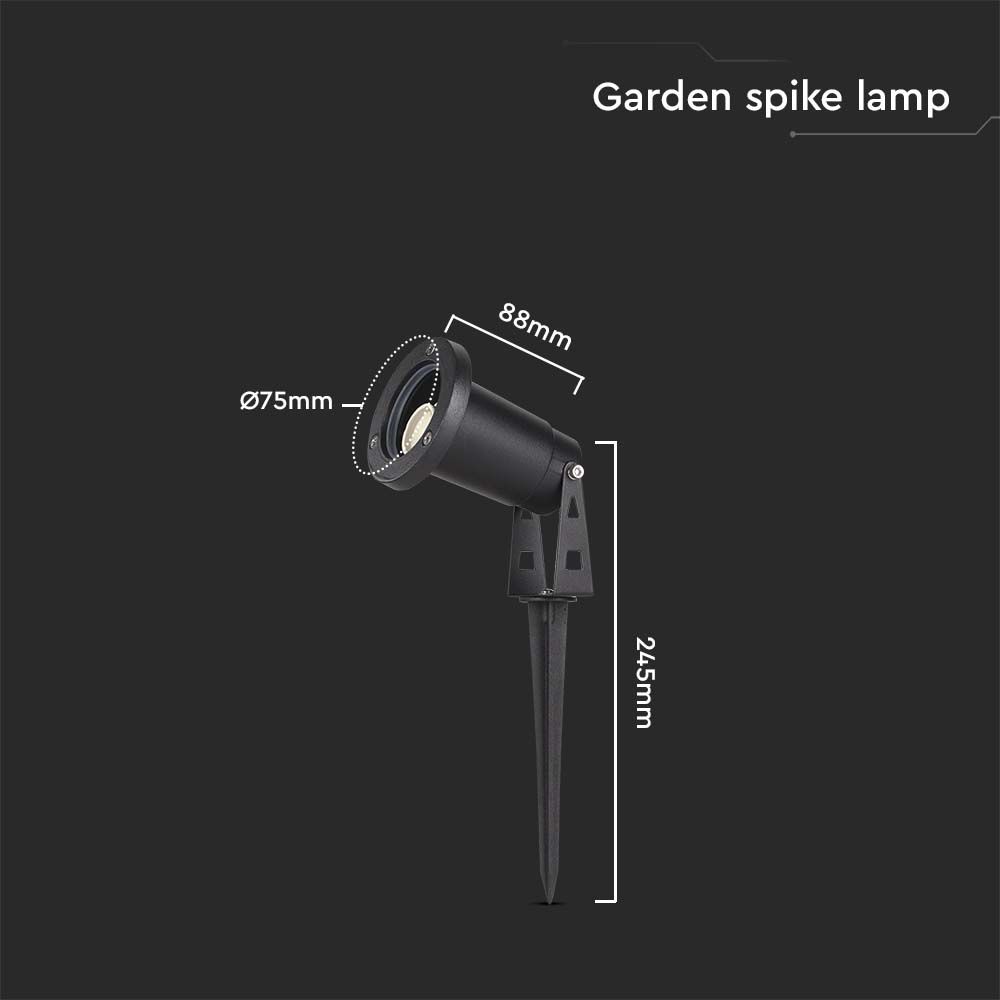 Garden Spike Aluminium Mini GU10 (88*75*245mm)
