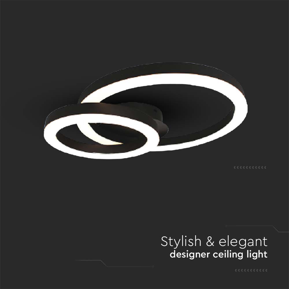 LED Luce di design Due Anelli img 1