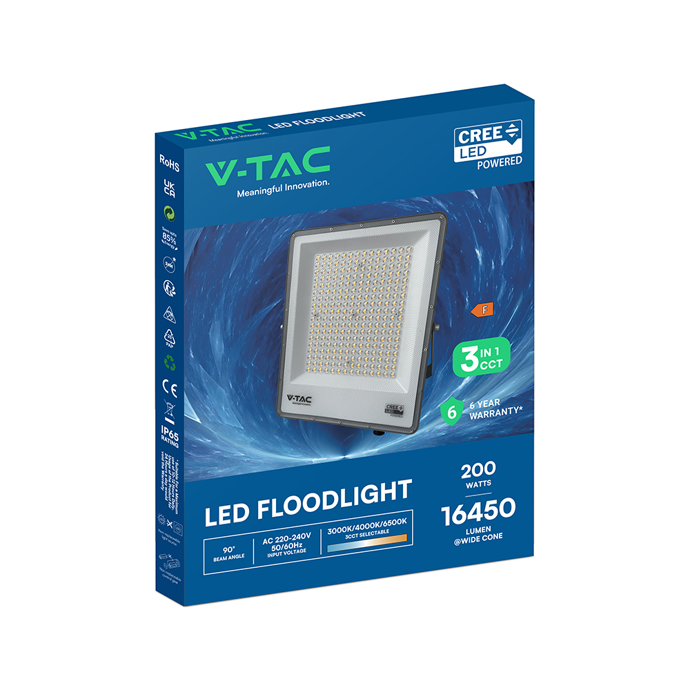 200W LED Floodlight CREE CHIP 3in1