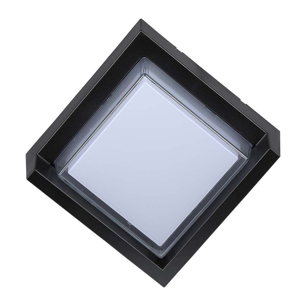 7W LED Wall SamiFrame Black Square 3000K img 1