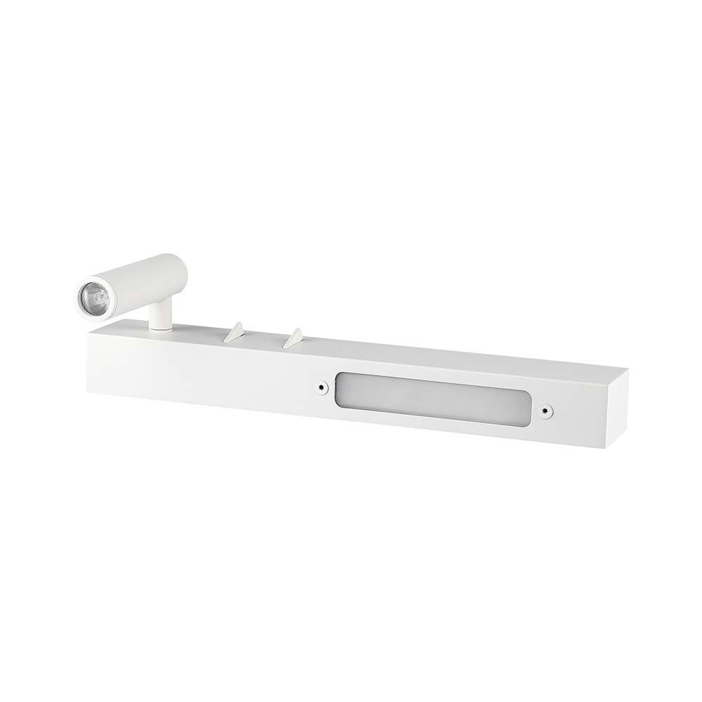 Applique da Hotel per Lettura con 2 LED 3W e 6W Colore Bianco