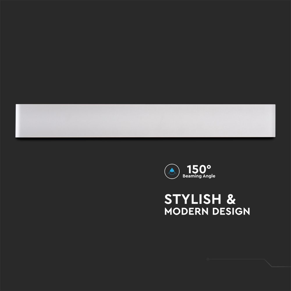 20W  Wall Lamp White Boddy IP44 4000K img 1