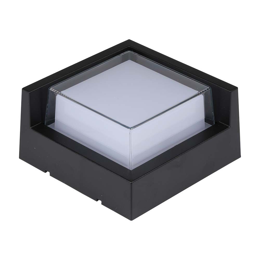 7W LED Wall SamiFrame Black Square 3000K img 3