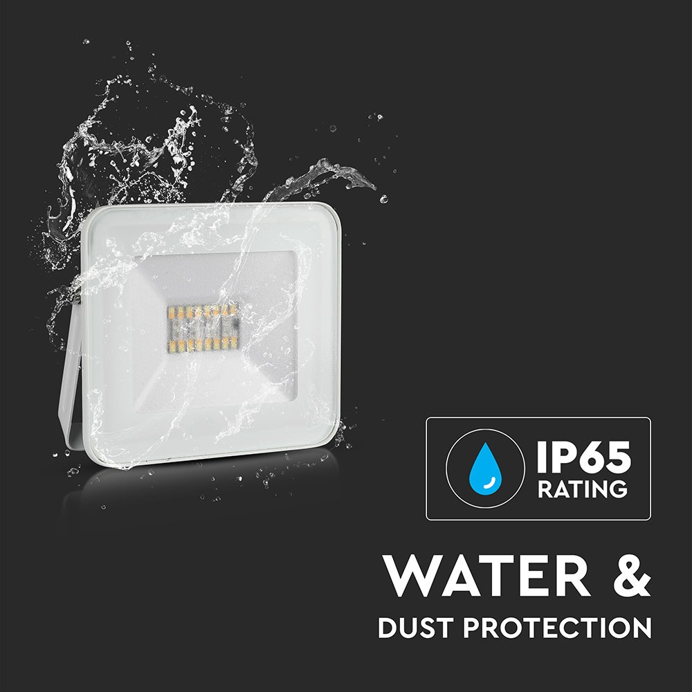 20W LED Proiettore Bluetooth Internal Junction Corpo Bianco RGB + Bianco