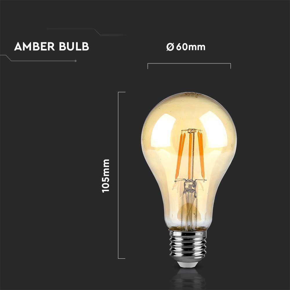 10WFilament E27 ?60 Amber Cover 2200K