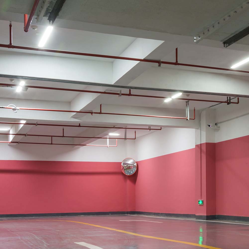 LED Waterproof Fitting Milky Cover 1500mm 48W Sensor+SS Clips 4000K img 1