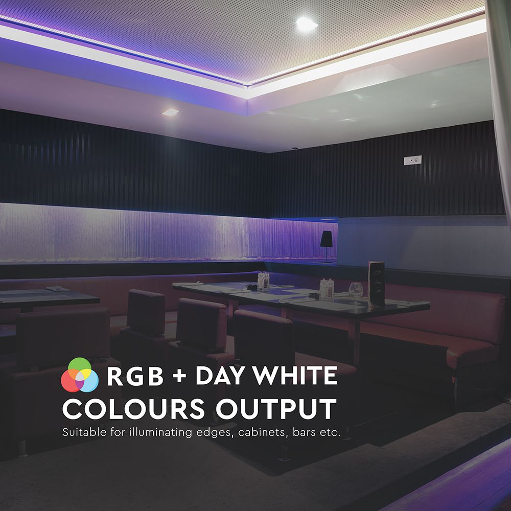 LED Strip 5050 - 60 LEDs 12V IP20 RGB  4000K img 6