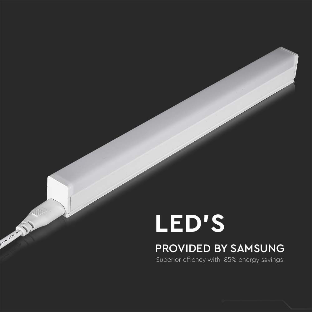 4W LED Batten Fitting Square SAMSUNG CHIP T5 30cm 4000K img 2