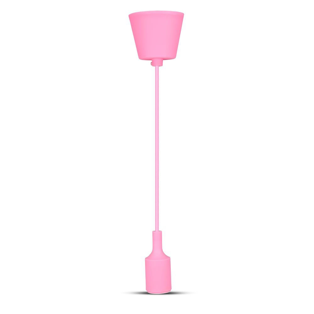 Lampadario con Portalampada Rosa