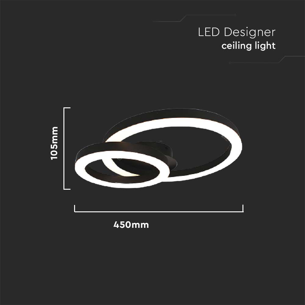 LED Luce di design Due Anelli
