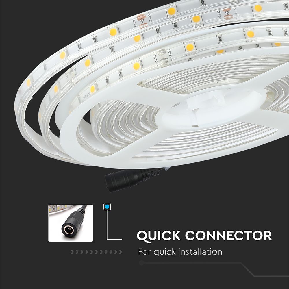 LED Strip SMD5050 - 30 LEDs 3000K IP65 img 4