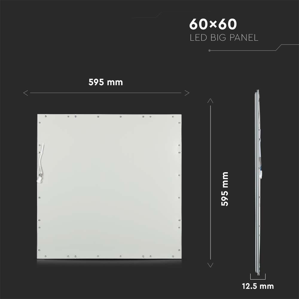 Panel 29W 600 x 600 mm 6400K Incl Driver 6PCS SET High Lumen