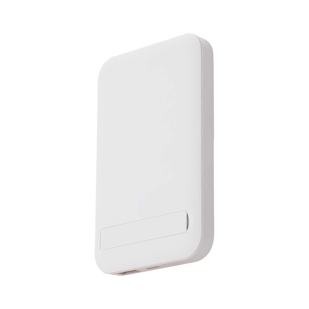 ower Bank 10000 mAh MagSafe Ultra Sottile Magnetico con Ricarica Wireless Colore Bianco img 1