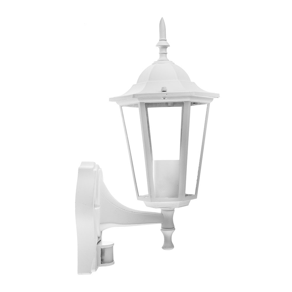 Lampa ścienna E27 40W biała