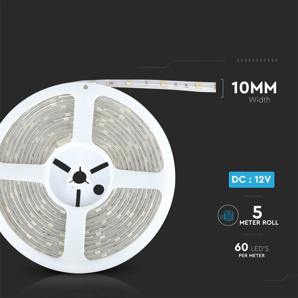 LED Strip SMD5050 - 30 LEDs 3000K IP65 img 5