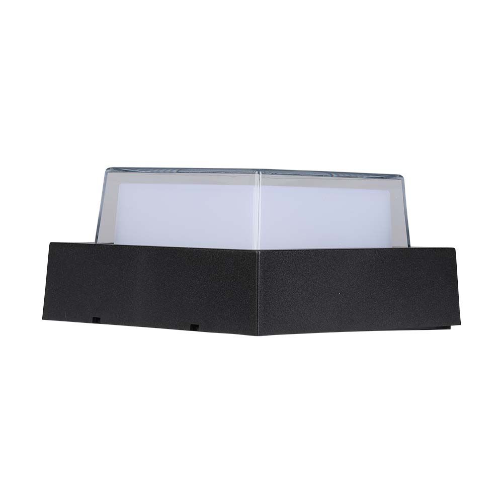 7W LED Wall Black Square 3000K img 3