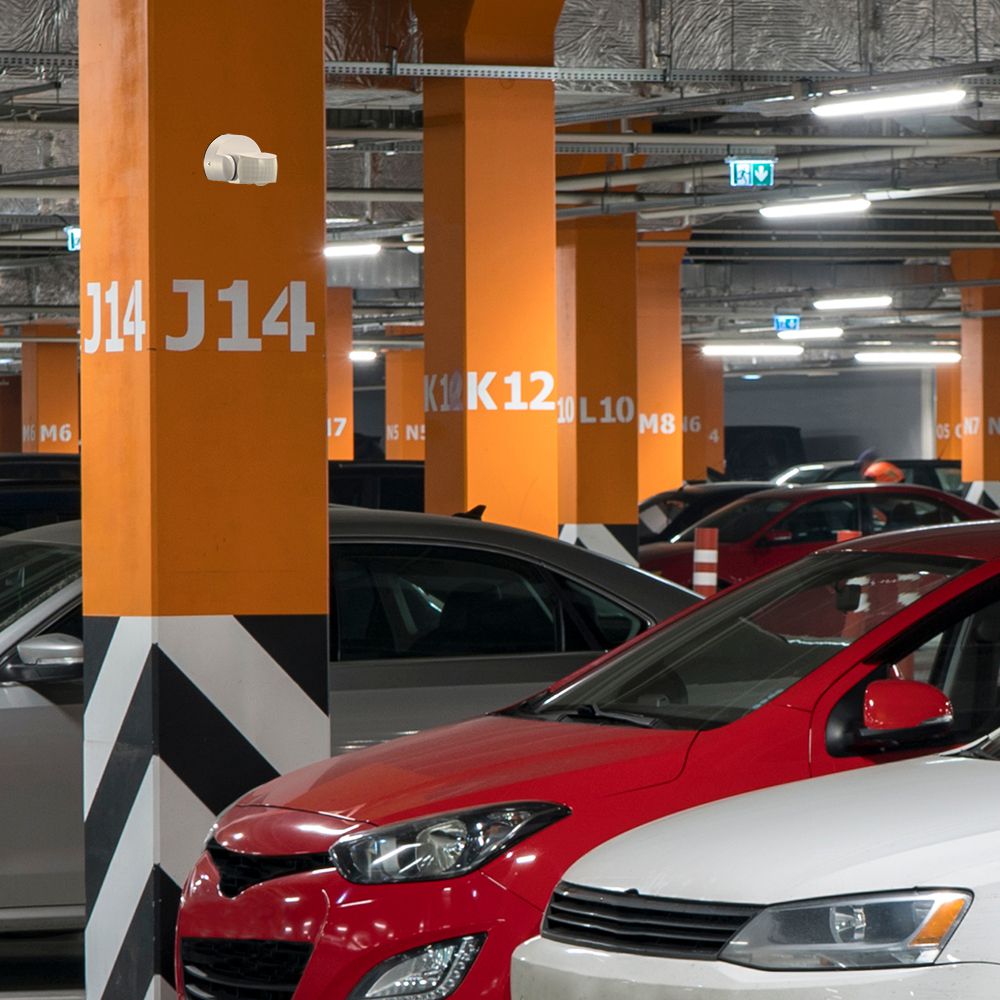 300W Infrared Motion Sensor 180'D - White Body IP65