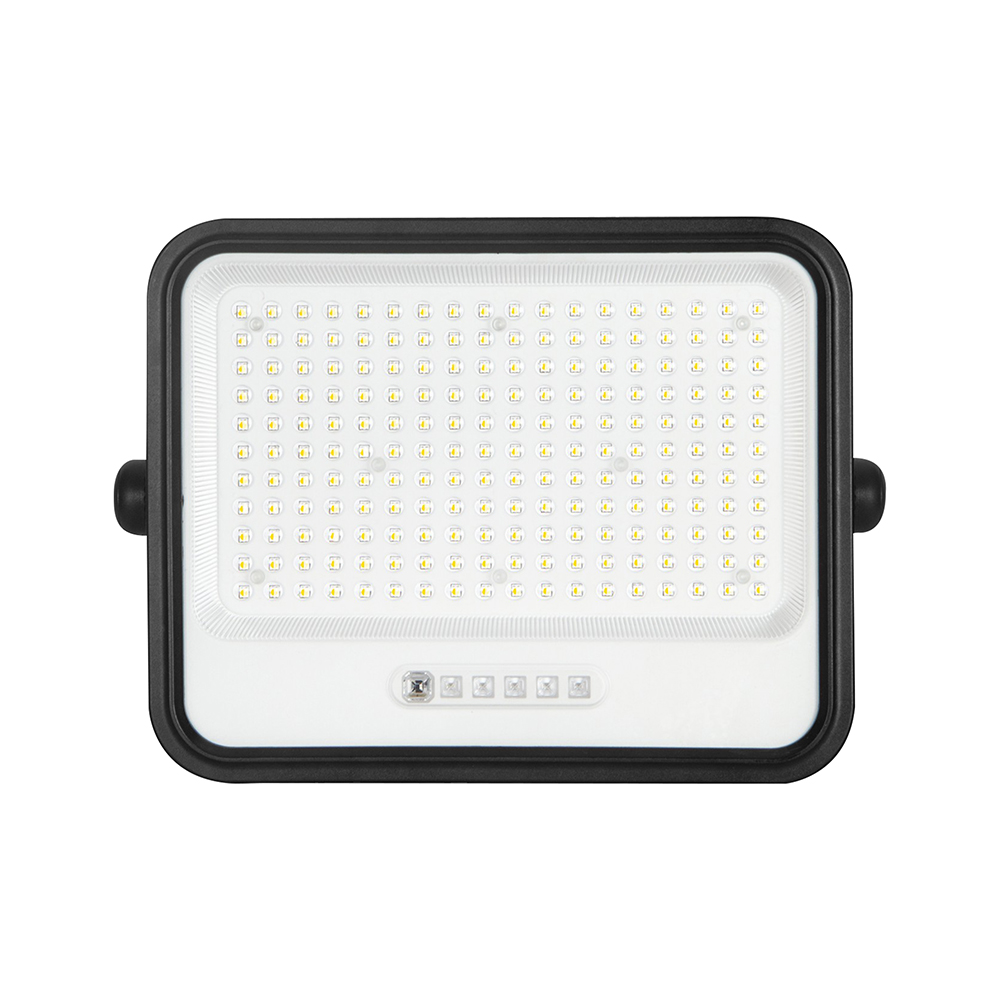 400W LED Solar Floodlight 2000K-8000K Black Body Battery Indicator img 1