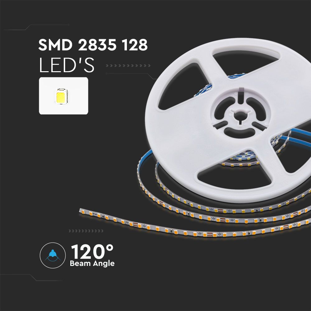 LED Strip SMD2835 - 128LED 24V IP20 3000K img 1