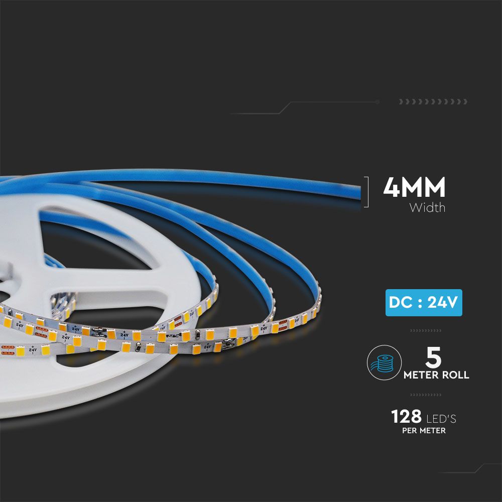 LED Strip SMD2835 - 128LED 24V IP20 3000K img 4