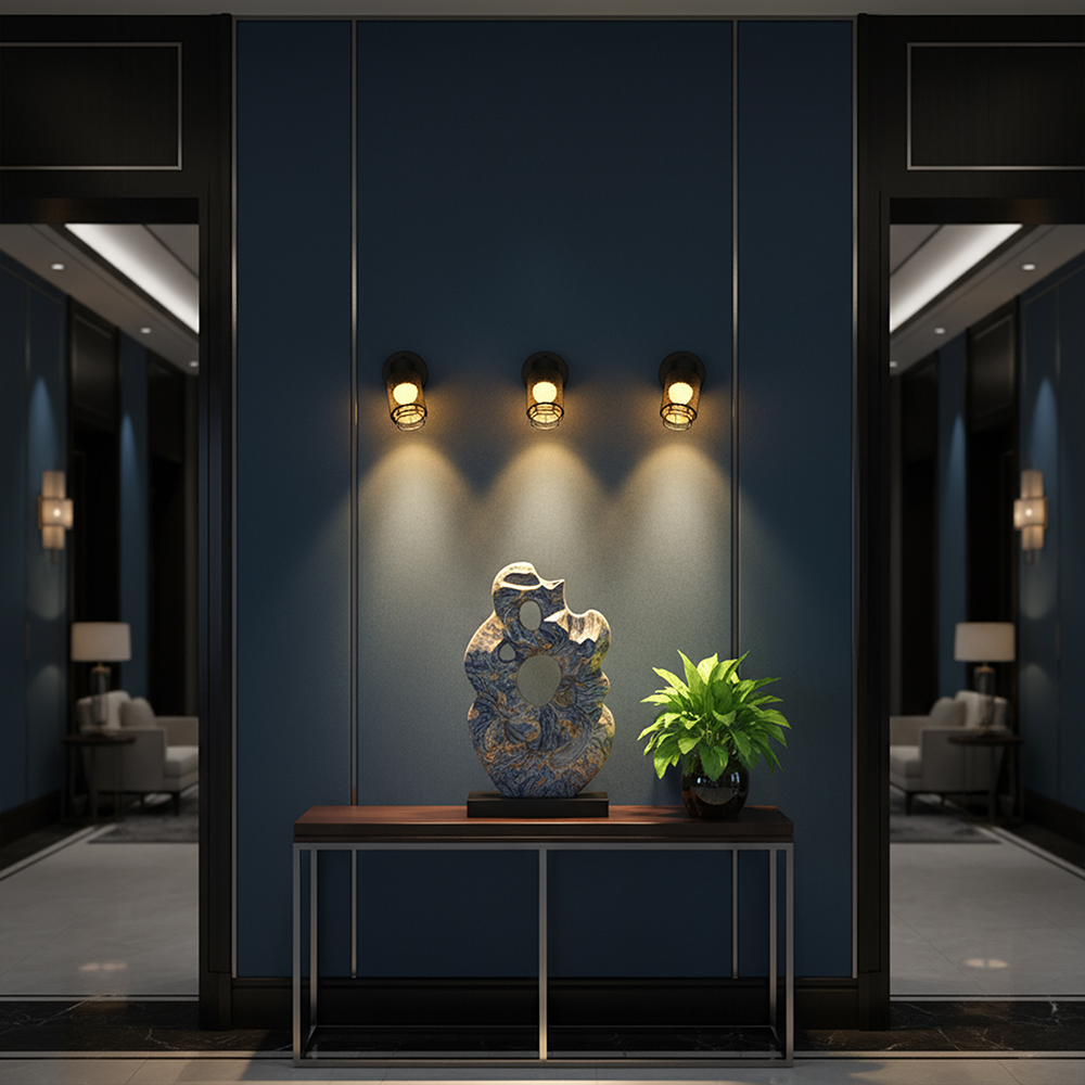 6W LED Decorative Lamp (D120*H30mm) 3000K Matt Black