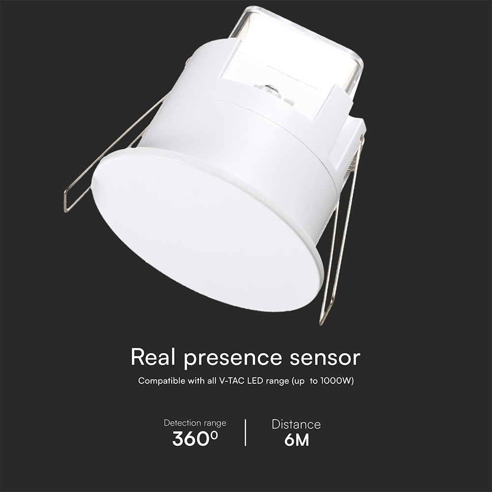 COB Real Presence Sensor 3m Radius White Body img 1