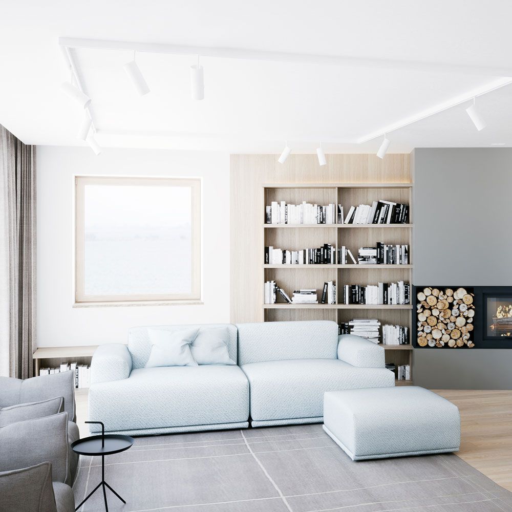 7W LED Tracklight SAMSUNG CHIP White Body 4000K