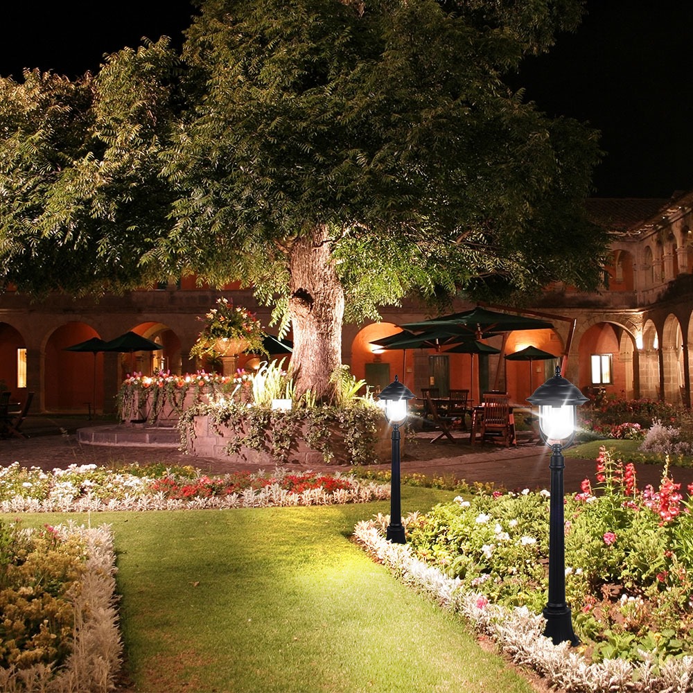 Garden Lamp 1 x E27 Nero 1.1m img 1